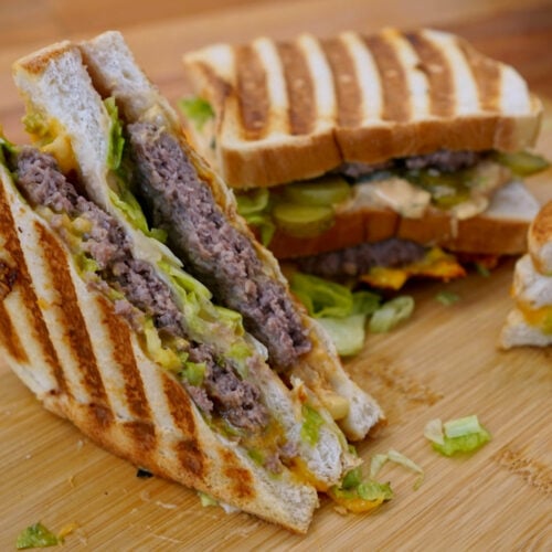 Big Mac Sandwich: Kontaktgrill Rezept