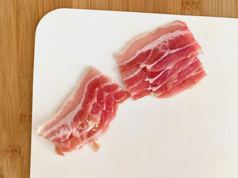 Bacon schneiden