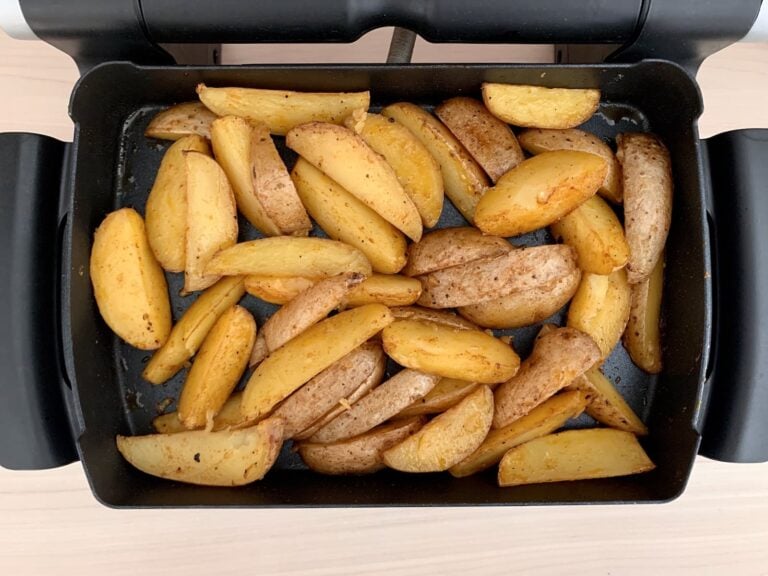 Gebackene Kartoffel Wedges OptiGrill Backschale 1