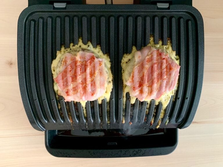 Gegrillte Burger Käse Bacon