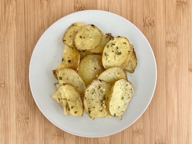 OptiGrill Backschale Rezept Knoblauchbutter Kartoffeln