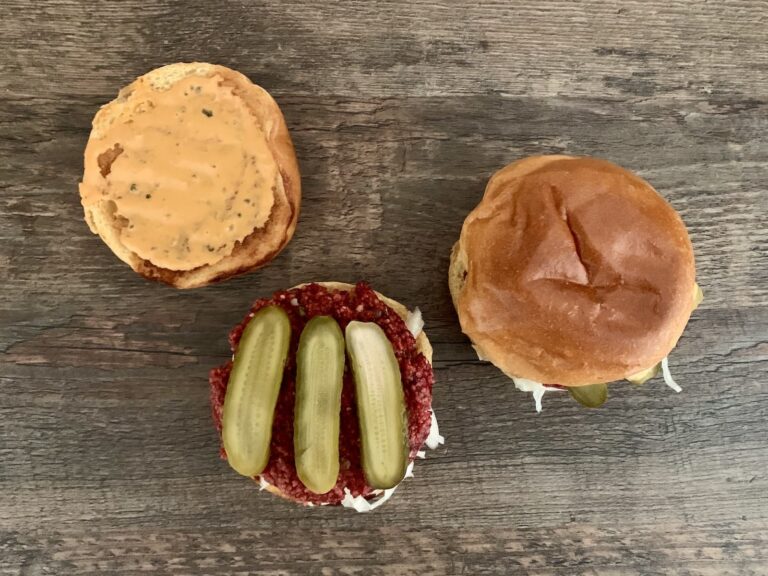 OptiGrill Rezept Rote Bete Burger