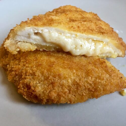 OptiGrill Rezept vegetarisches Schnitzel Käse