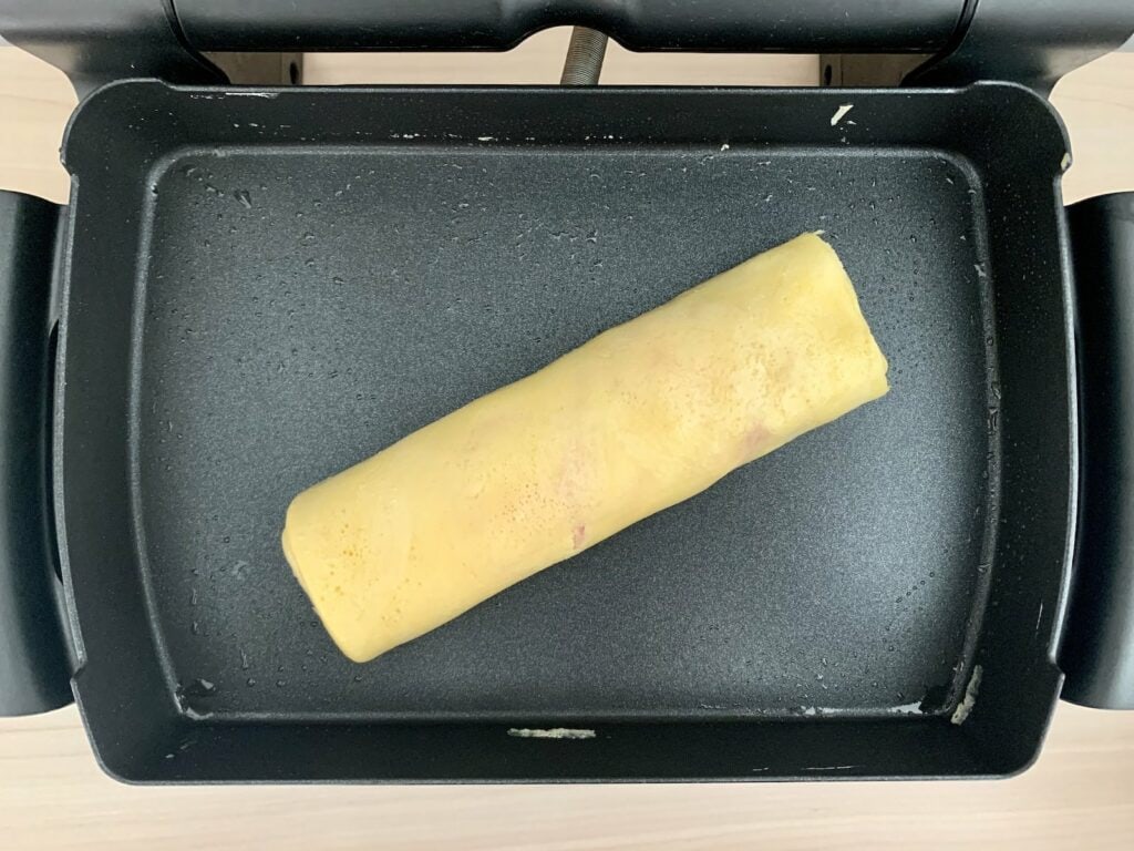 Pfannkuchen-Rolle mit Schinken &amp; Käse – OptiWelt