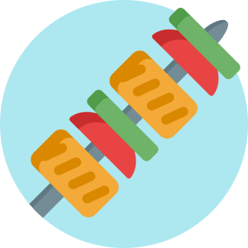 Hähnchen-Spieße mit Joghurt-Curry-Marinade Hähnchen-Spieße mit Joghurt-Curry-Marinade