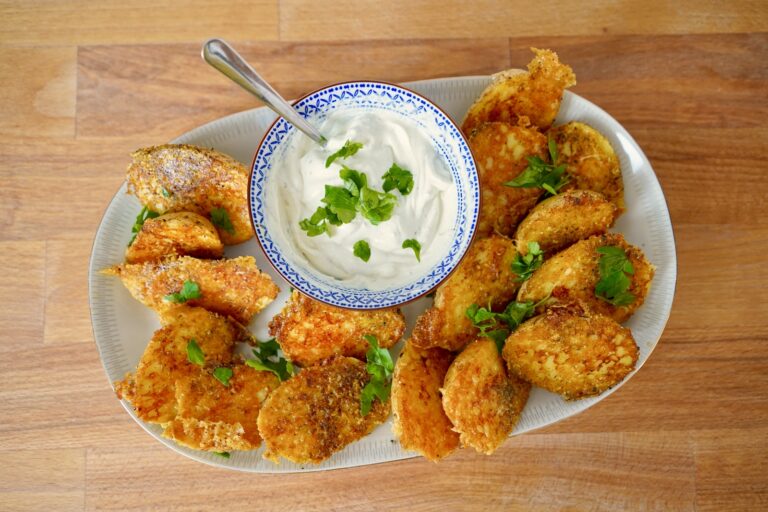 OptiGrill Backschale Rezept: Parmesan-Kartoffeln