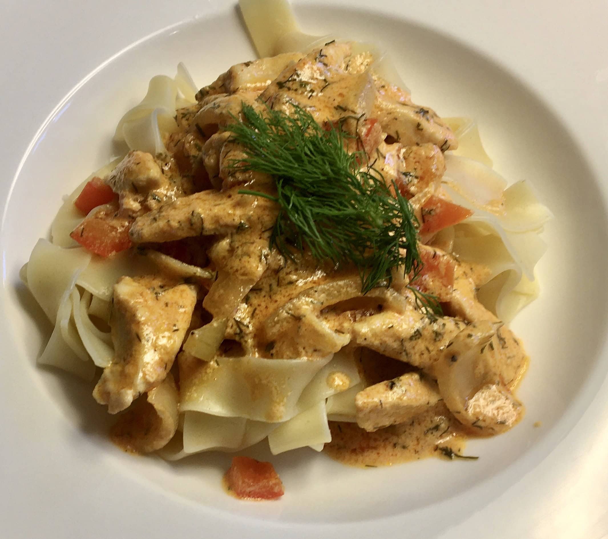 Hähnchen-Geschnetzeltes in Frischkäsesauce